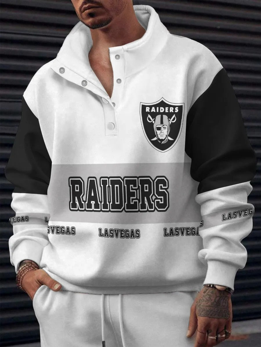 Las Vegas Raiders Digital Print Western Style Vintage Sweatshirt