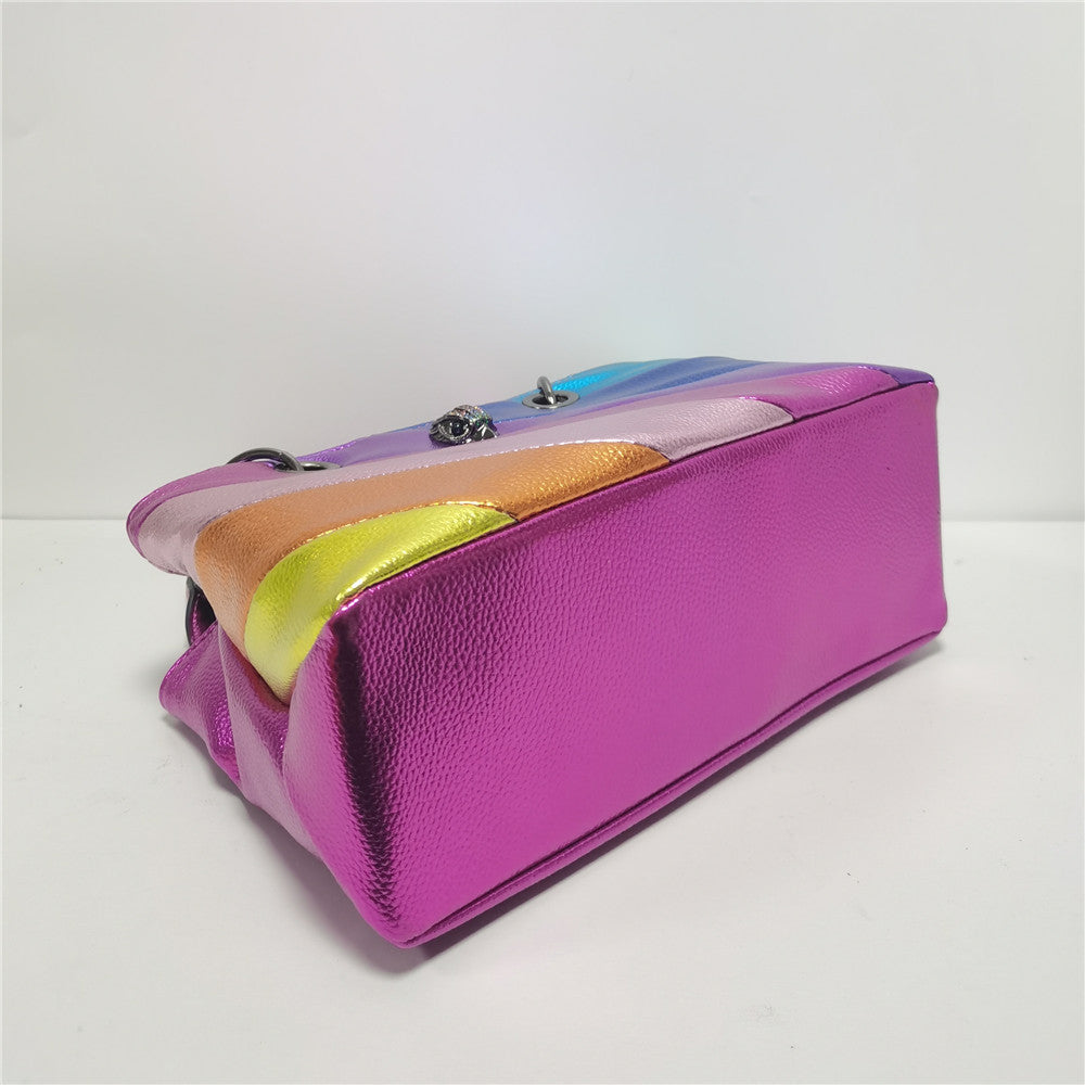 New Color Stitching Large-capacity Eagle Head Crossbody Bag
