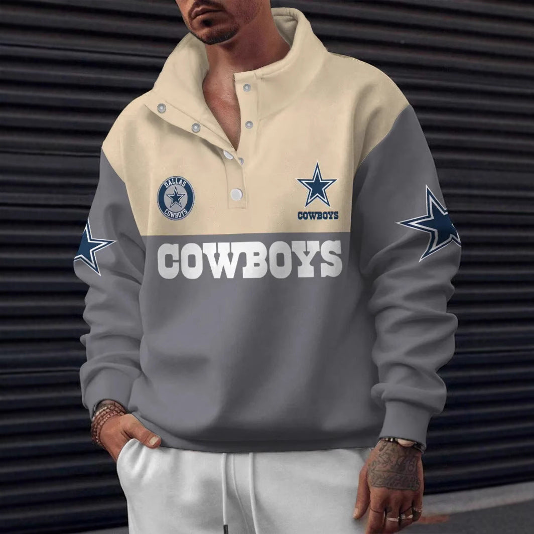 Dallas Cowboys Digital Print Western Style Vintage Sweatshirt