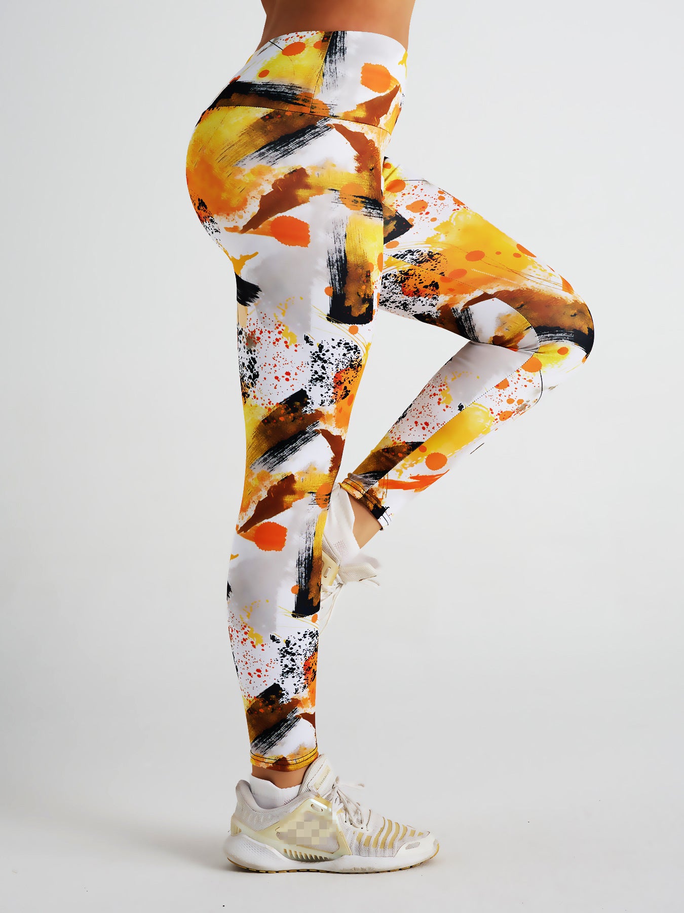 Tie Dye Printed High Waist Sports Fitness Yoga Pants