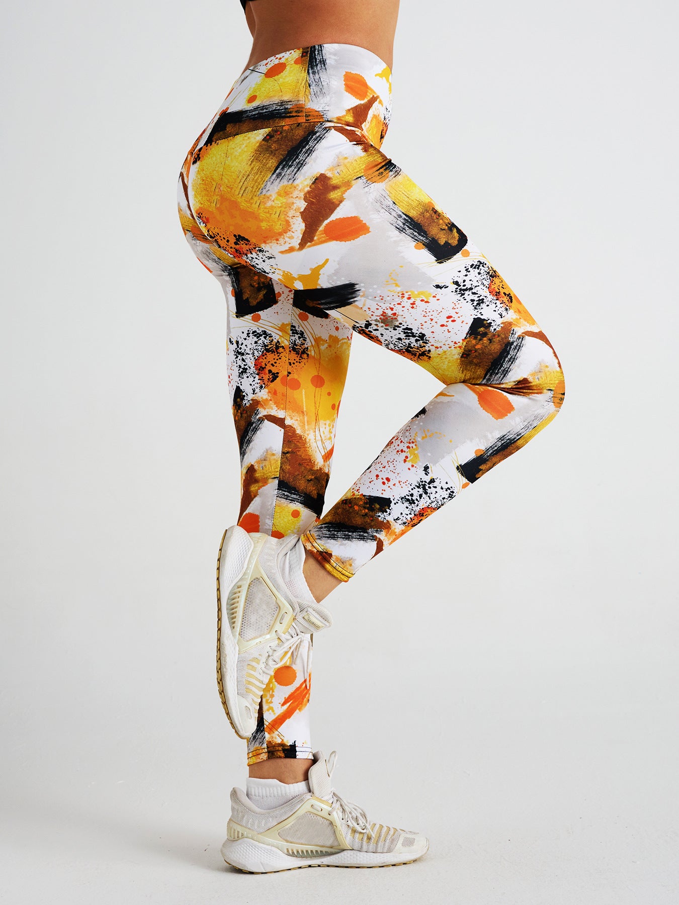 Tie Dye Printed High Waist Sports Fitness Yoga Pants