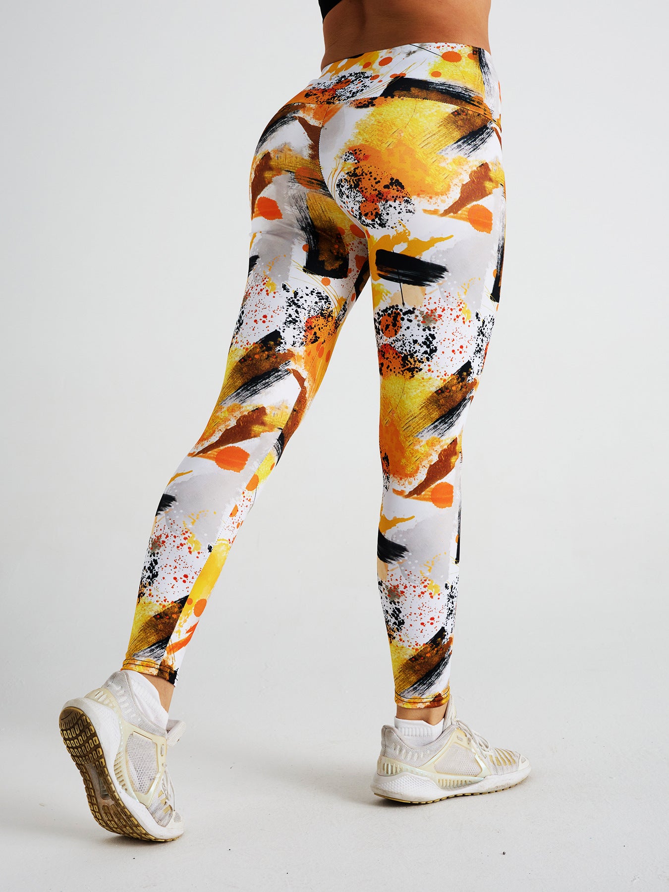 Tie Dye Printed High Waist Sports Fitness Yoga Pants