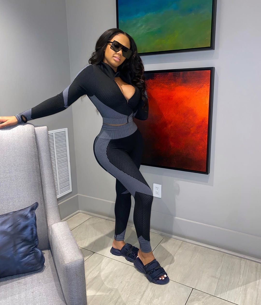 High Waist Quick-drying Long-sleeved Trousers Yoga Sports Suit