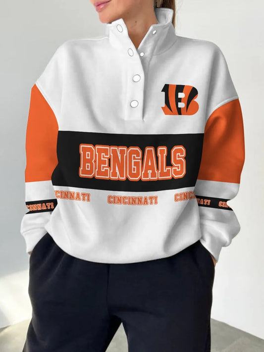 Cincinnati Bengals Digital Print Western Style Vintage Sweatshirt