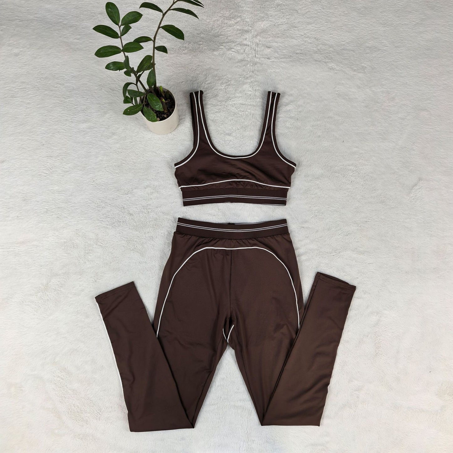 Sleeveless High-waisted Fitness Yoga Outfit Set