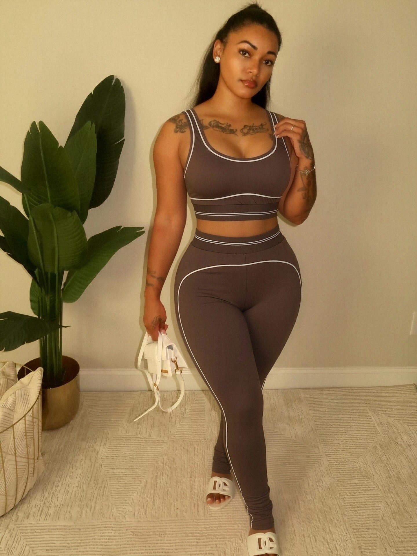 Sleeveless High-waisted Fitness Yoga Outfit Set