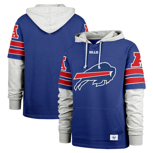 Buffalo Bills Casual Sports Fake Two-piece Hoodie