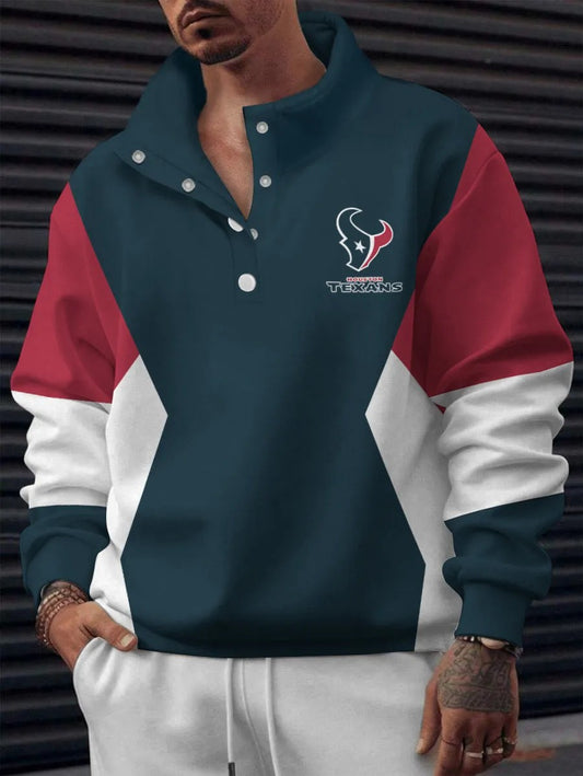 Houston Texans Digital Print Western Style Vintage Sweatshirt