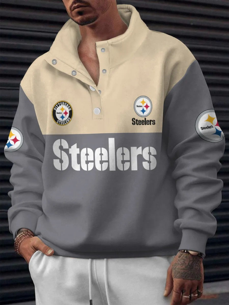 Pittsburgh Steelers Digital Print Western Style Vintage Sweatshirt