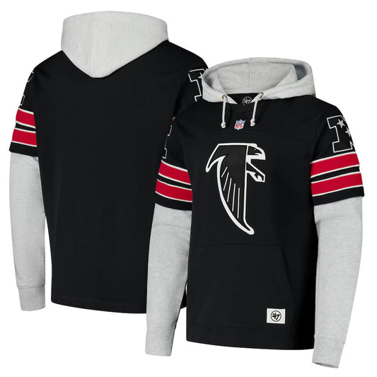 Atlanta Falcons Casual Sports Fake Two-piece Hoodie
