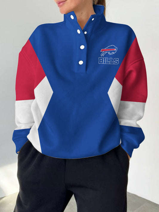 Buffalo Bills Digital Print Western Style Vintage Sweatshirt