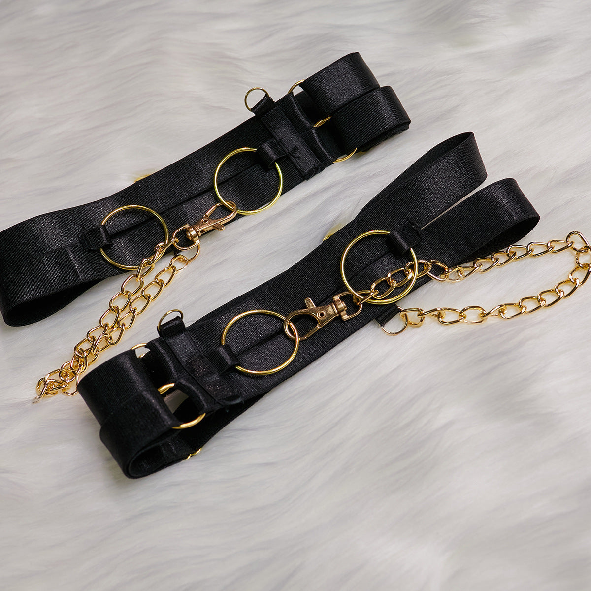 Metal Chain Sexy Punk Style Waist Belt Jumpsuit Set