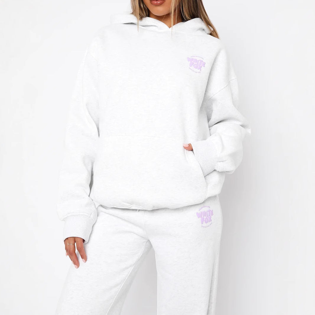 Fashion Sports Outdoor Long-sleeved Trousers Sweatshirt Suit