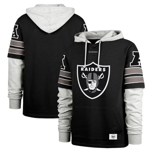 Las Vegas Raiders Casual Sports Fake Two-piece Hoodie