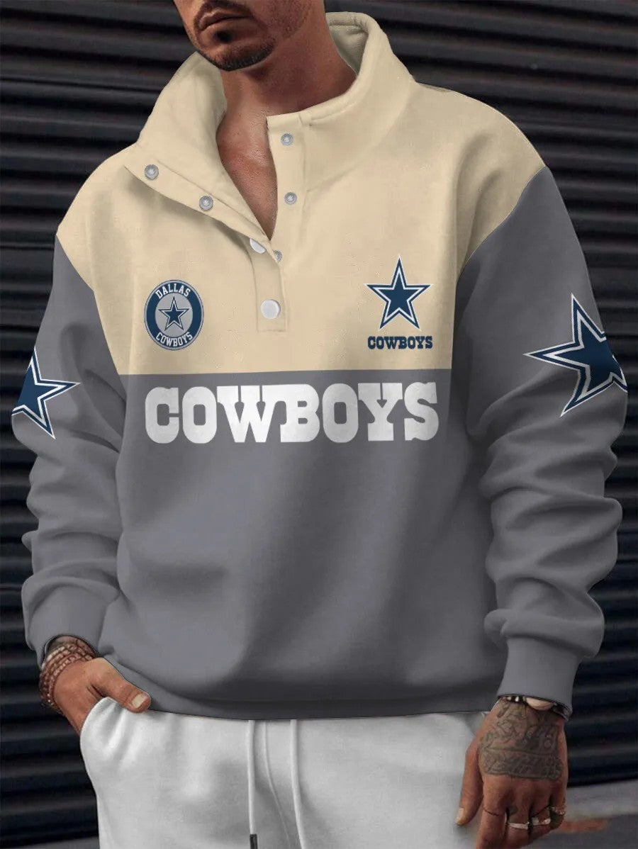Dallas Cowboys Digital Print Western Style Vintage Sweatshirt