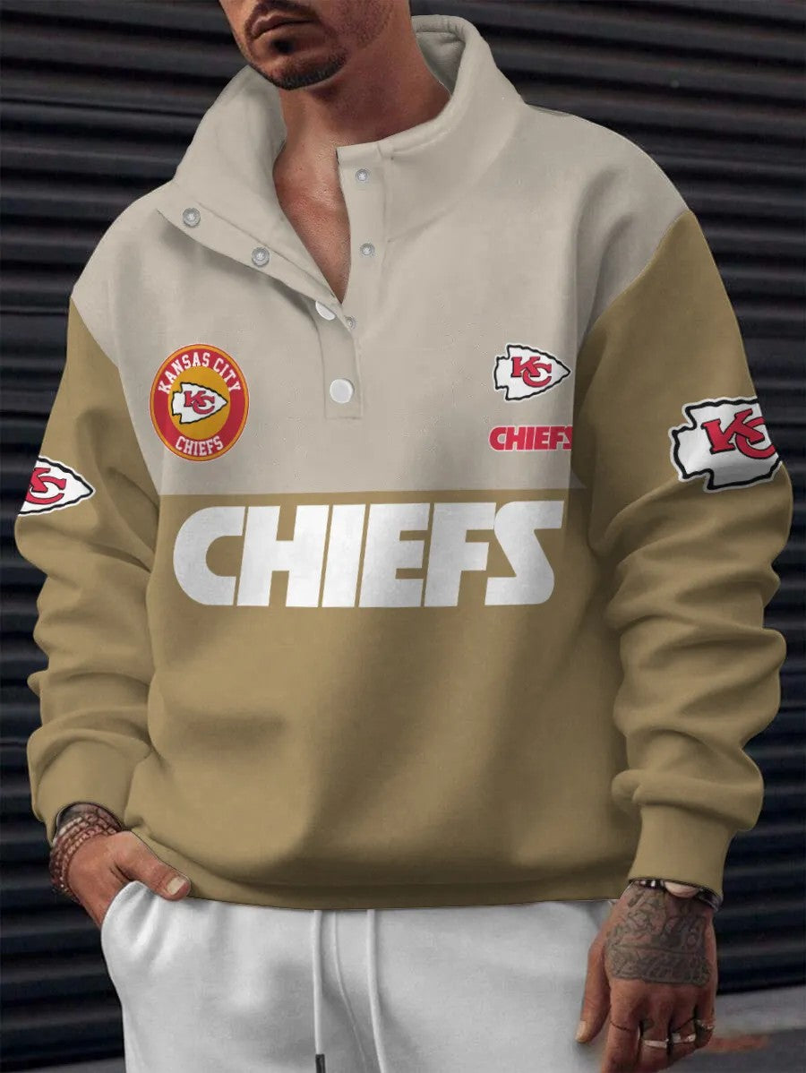 Kansas City Chiefs Digital Print Western Style Vintage Sweatshirt
