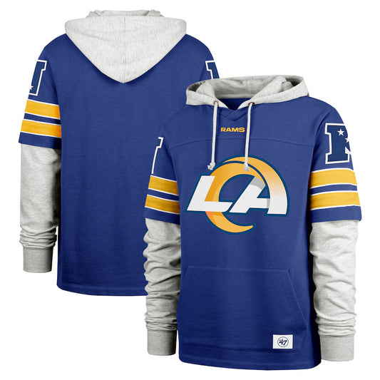 Los Angeles Rams Casual Sports Fake Two-piece Hoodie