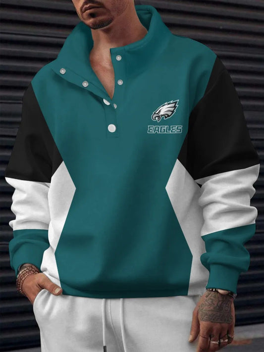 Philadelphia Eagles Digital Print Western Style Vintage Sweatshirt