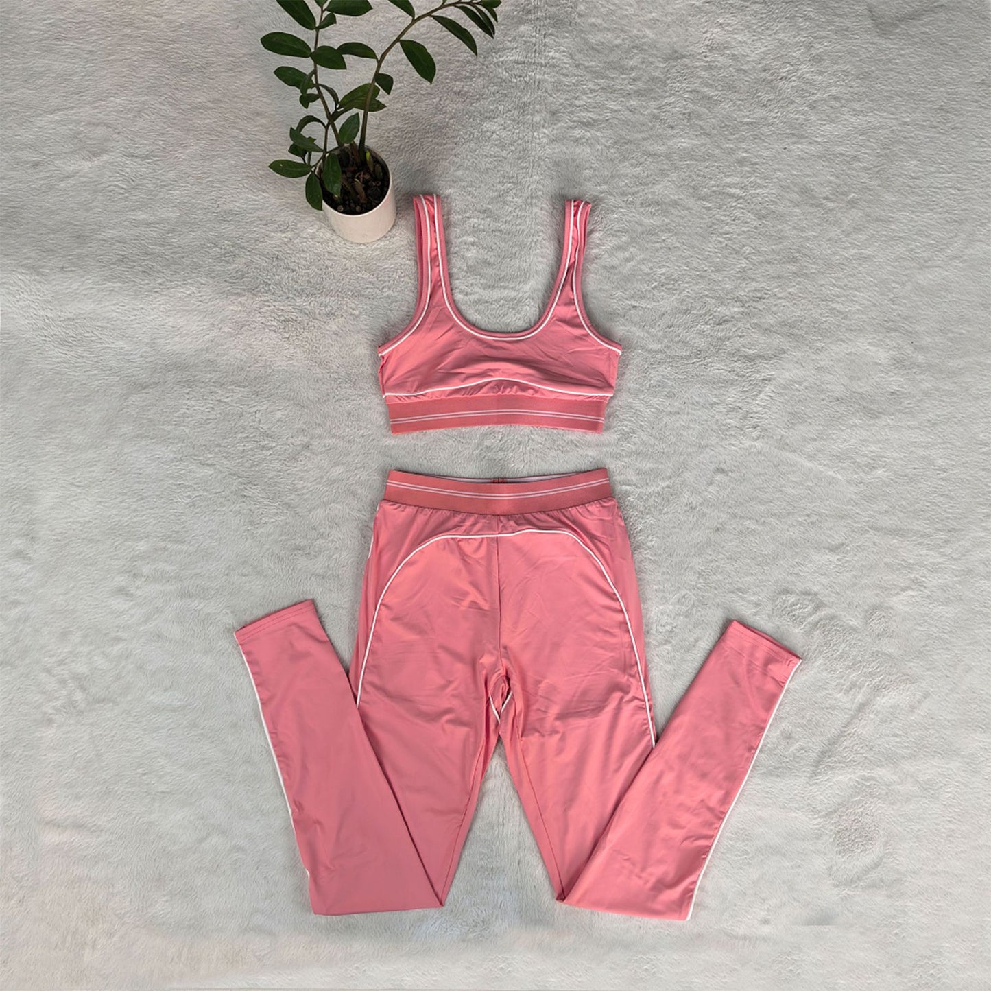 Sleeveless High-waisted Fitness Yoga Outfit Set