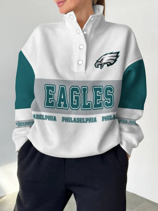 Philadelphia Eagles Digital Print Western Style Vintage Sweatshirt