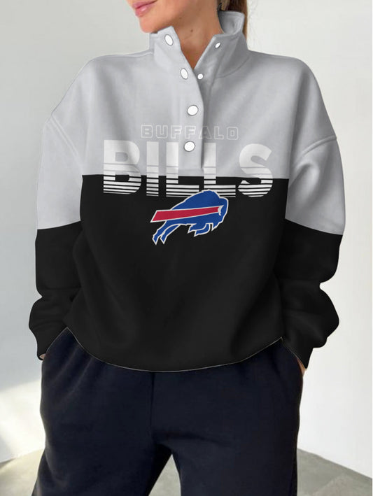 Buffalo Bills Digital Print Western Style Vintage Sweatshirt