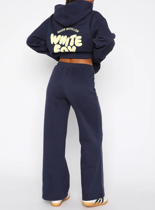 Fashion Sports Outdoor Long-sleeved Trousers Sweatshirt Suit