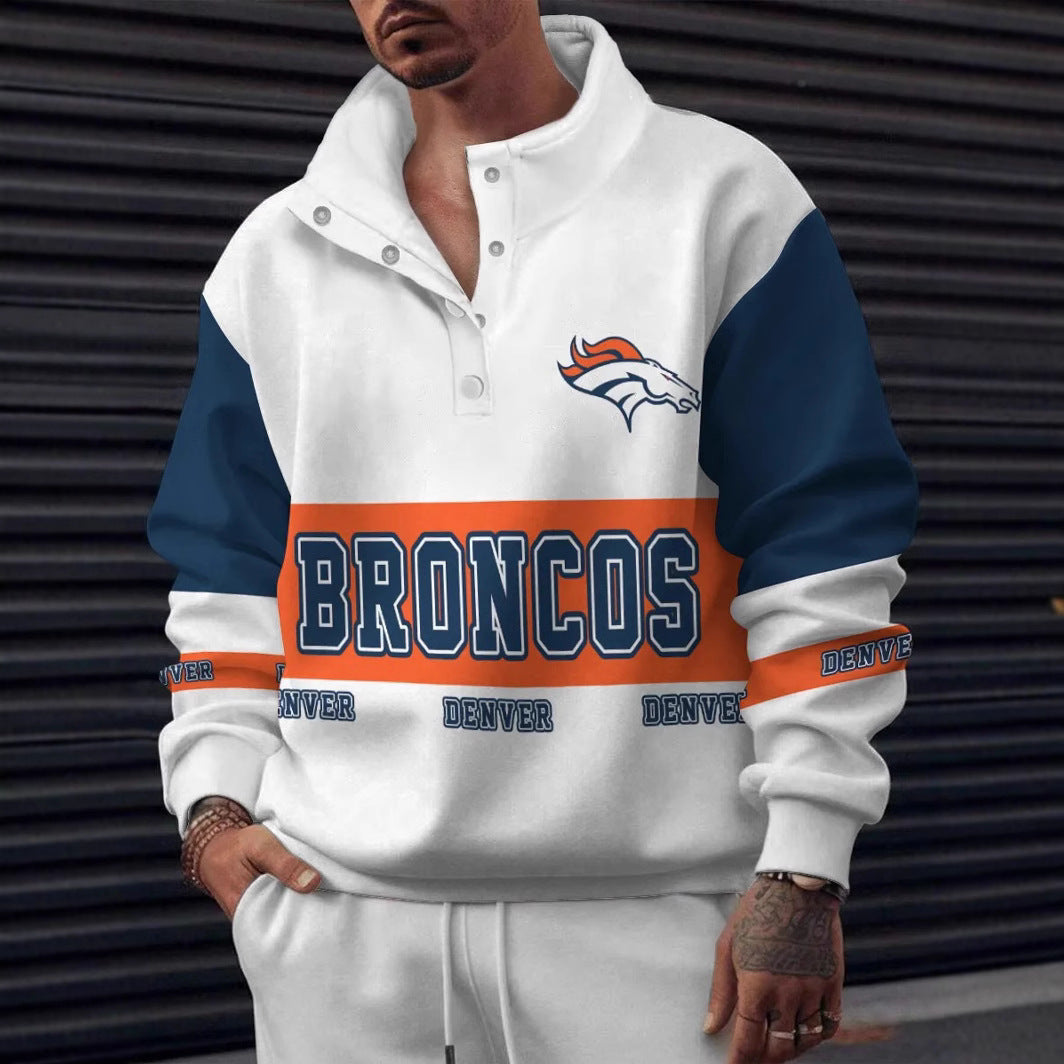 Denver Broncos Digital Print Western Style Vintage Sweatshirt
