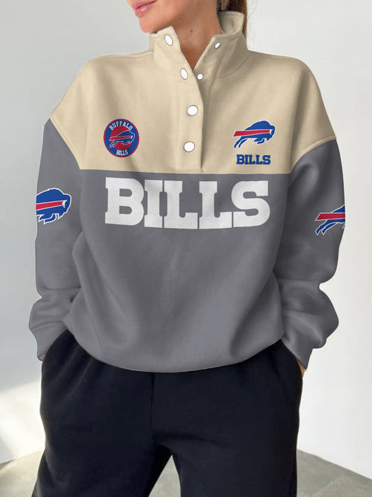 Buffalo Bills Digital Print Western Style Vintage Sweatshirt