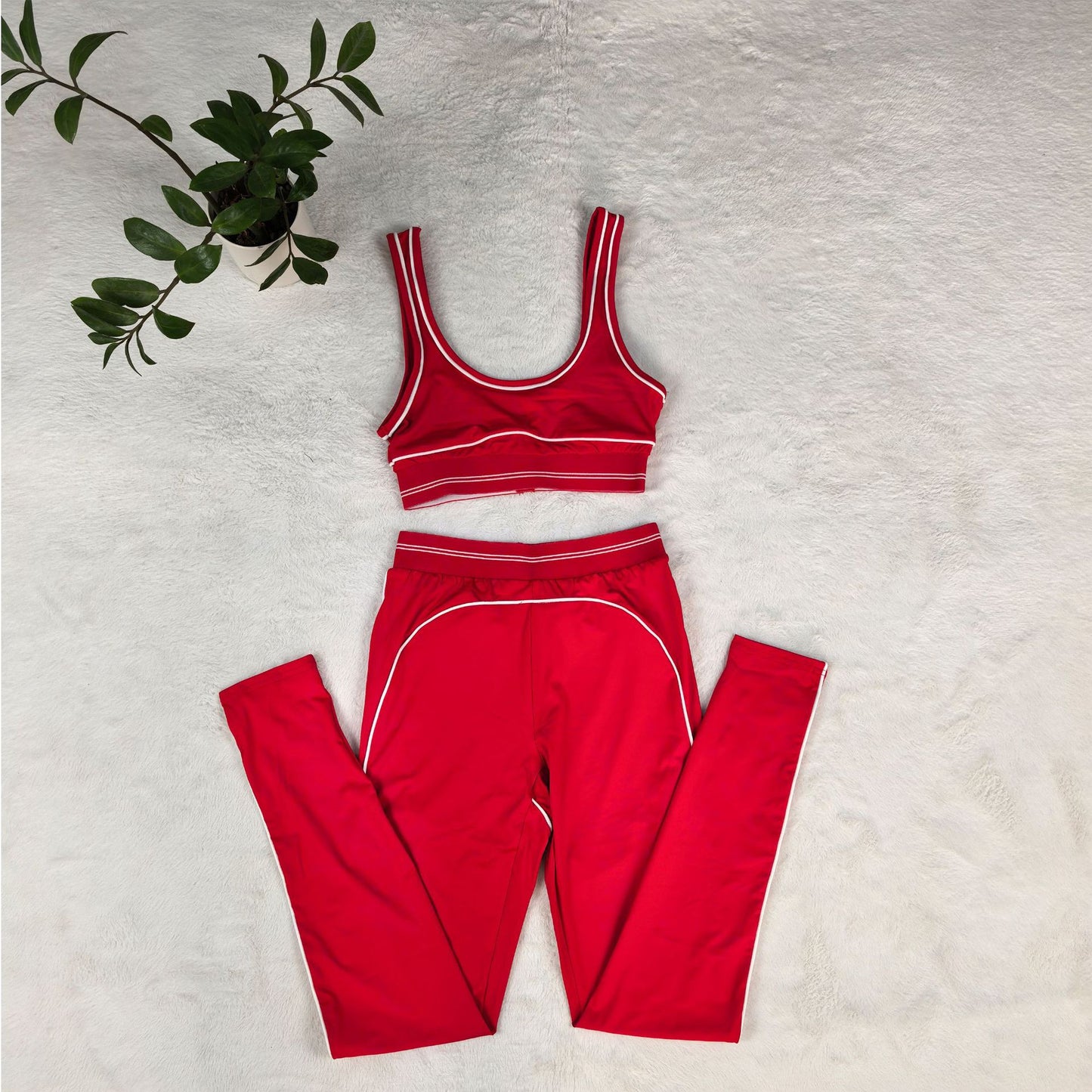 Sleeveless High-waisted Fitness Yoga Outfit Set