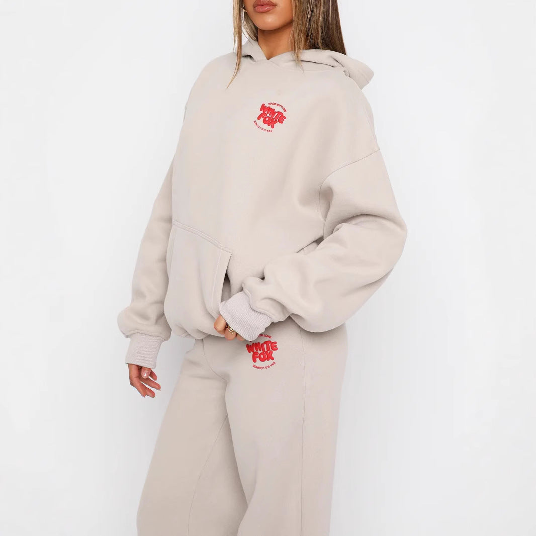 Fashion Sports Outdoor Long-sleeved Trousers Sweatshirt Suit