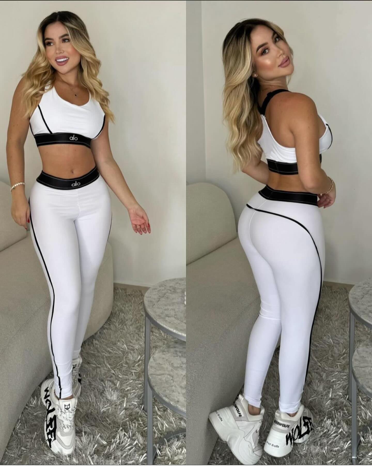 New Style Gathered Vest High Waist Hip Lift Belly Yoga Sports Suit